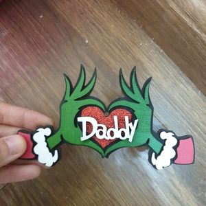 I Love Daddy hanger, gift for dad